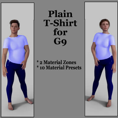 Plain T-Shirt for G9