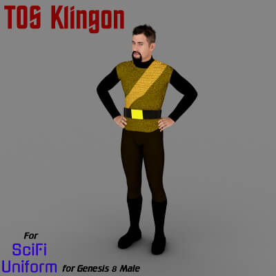 TOS Klingon for Sci-Fi Uniform for G8M