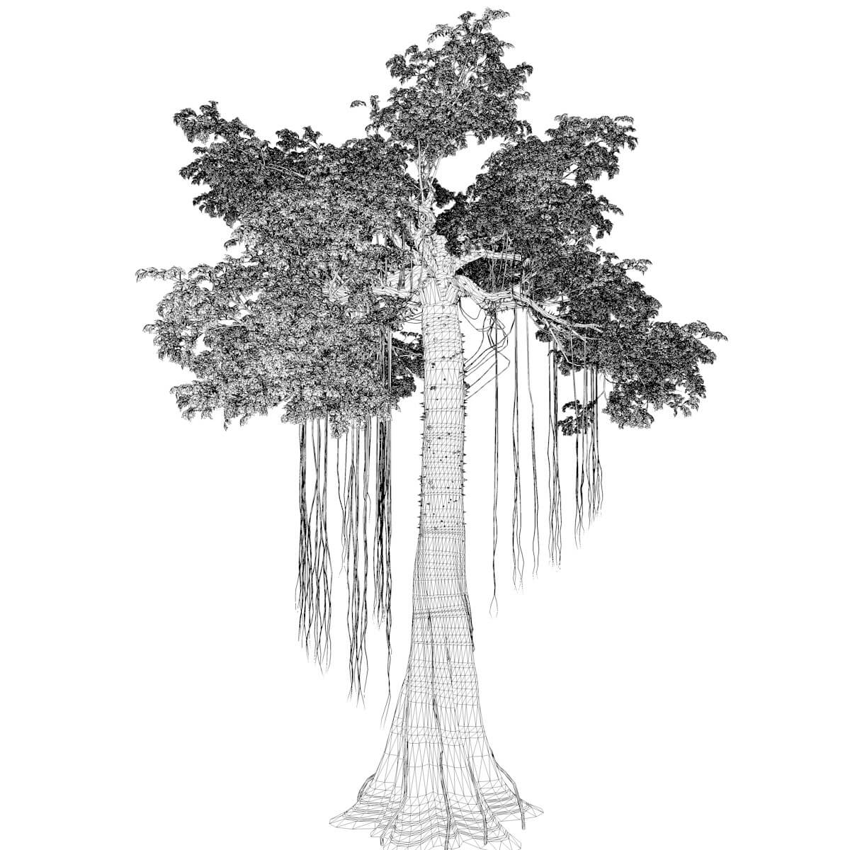 Kapok Tree 10 3D Model by AntonioKowatsch