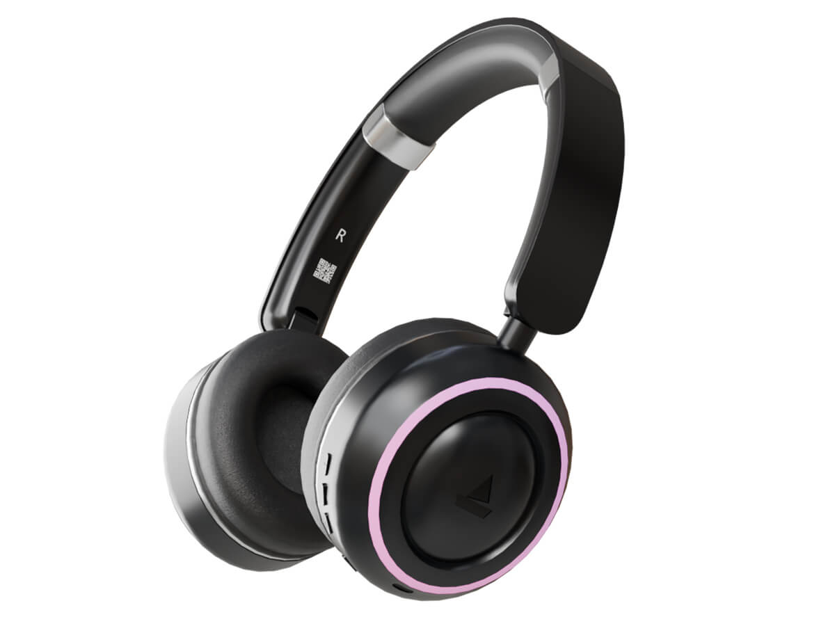 boAt Rockerz 480 Black 3D Gaming Headphones 3D Render