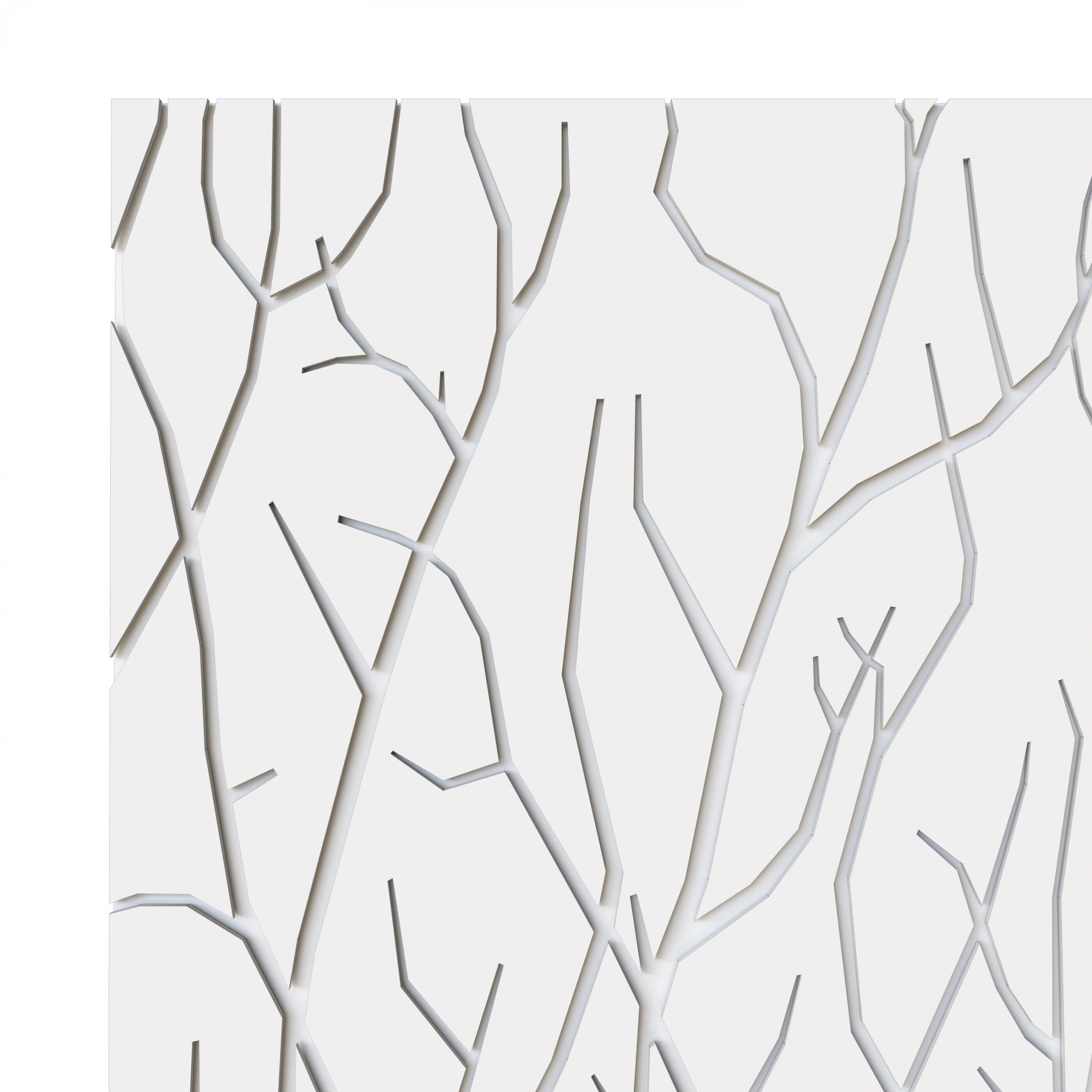 Decorative Wall Panel Forest 3D Model by aoki_07