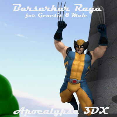 Berserker Rage for Genesis 8 Male