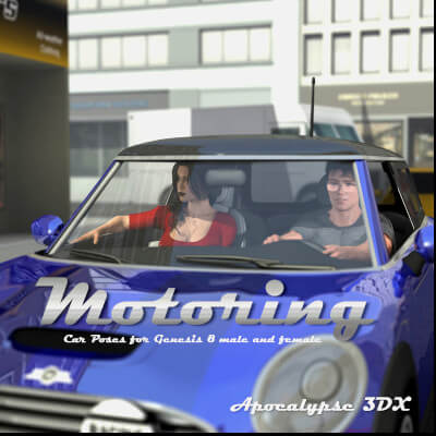 Motoring Car Poses for Genesis 8