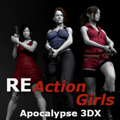 REaction Girls for Genesis 8 Female by Apocalypse3DX
