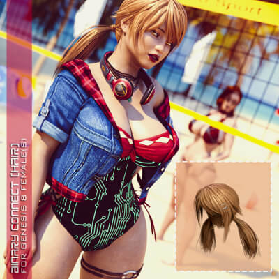 Binary Connect Hair for G8F