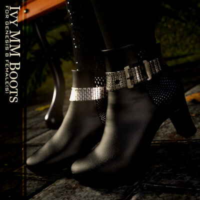 Ivy MM Boots for Genesis 8 Female
