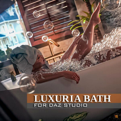 Luxuria Bath for DAZ Studio