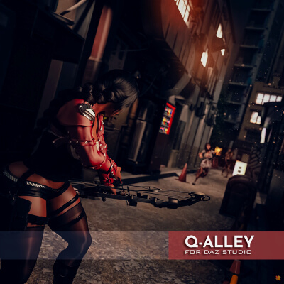 Q-Alley for Daz Studio by Appeal 2 Audacity