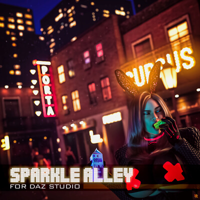 Sparkle Alley for DAZ Studio