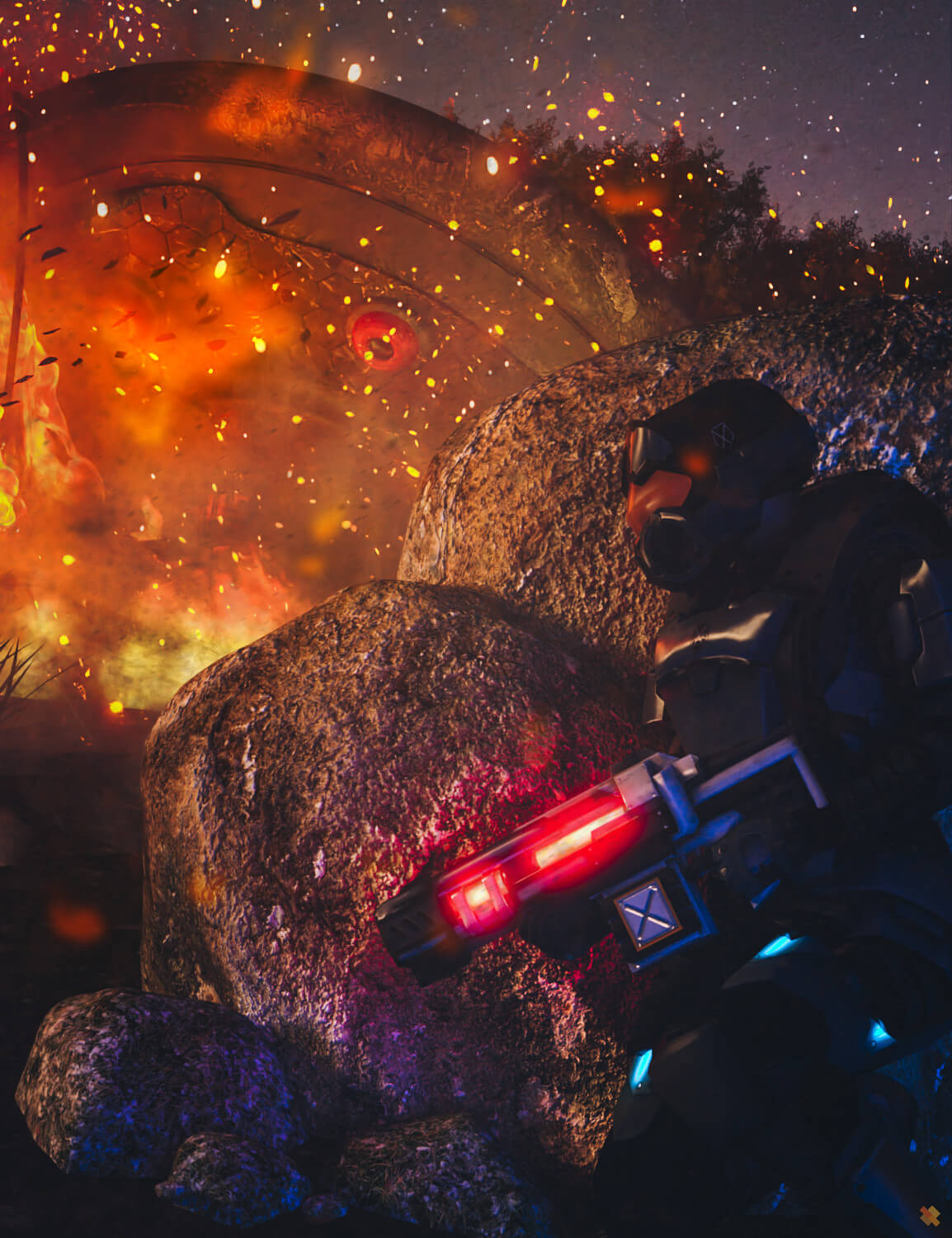 Skeleton Armor for Genesis 8 Female Daz Content by Appeal 2 Audacity