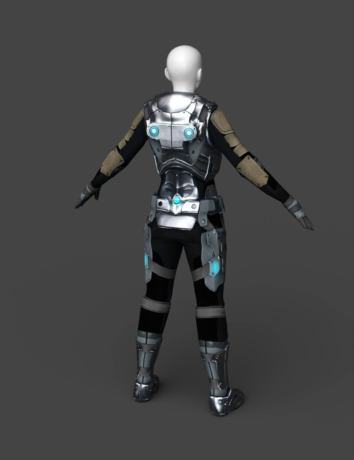 Skeleton Armor for Genesis 8 Female Daz Content by Appeal 2 Audacity