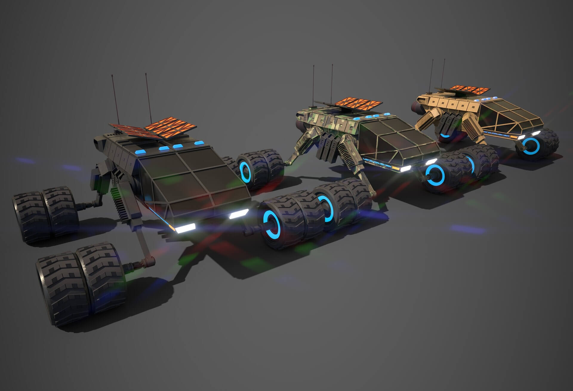 Rover Two Modular 3D Render, Digital Art by ApuArt