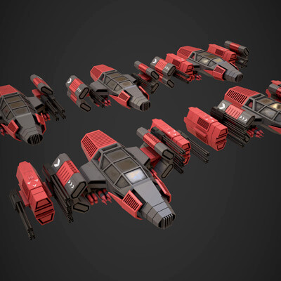 Modular Spaceship Eleven by ApuArt