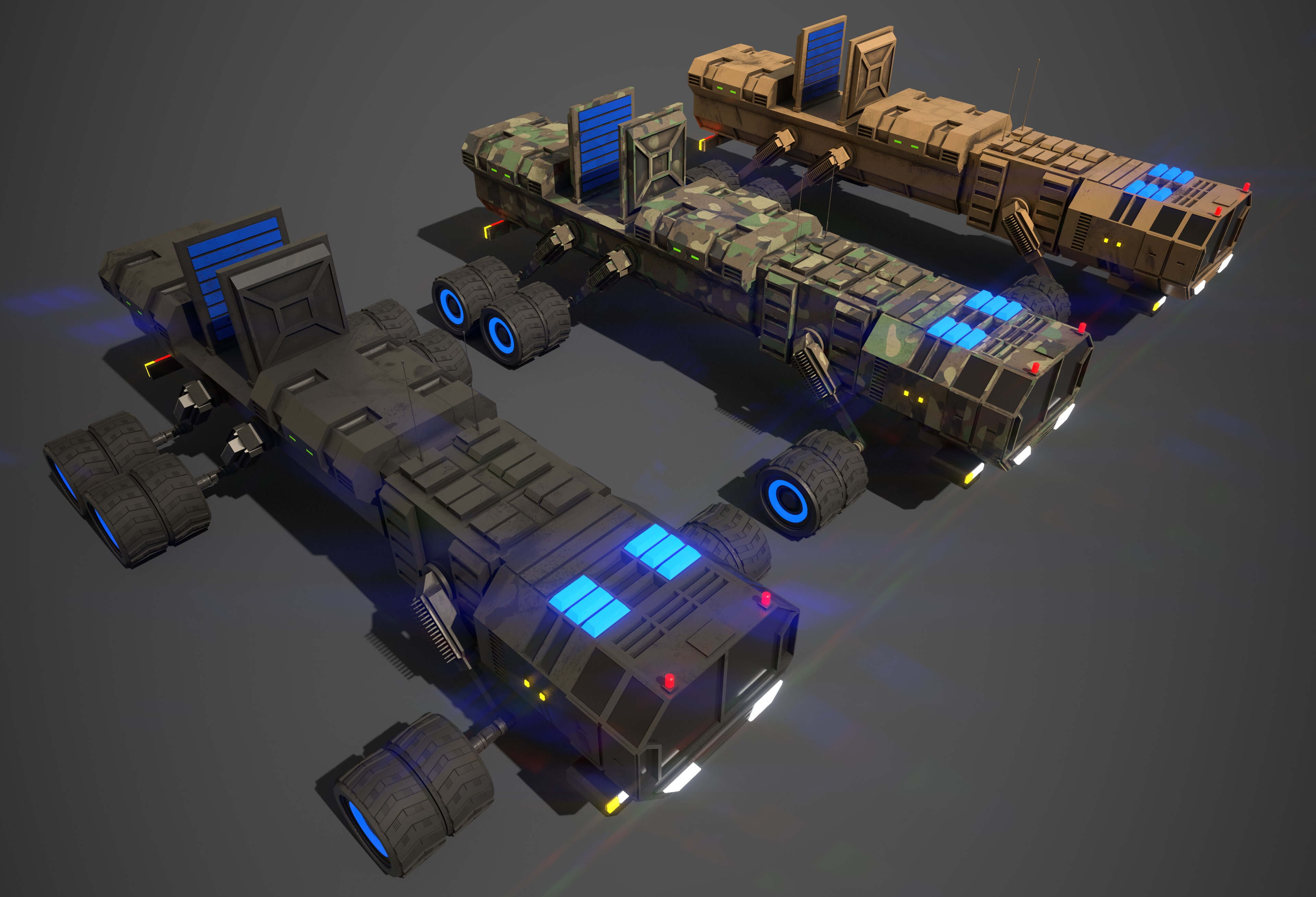 Rover Ten Modular - 3D Model by ApuArt