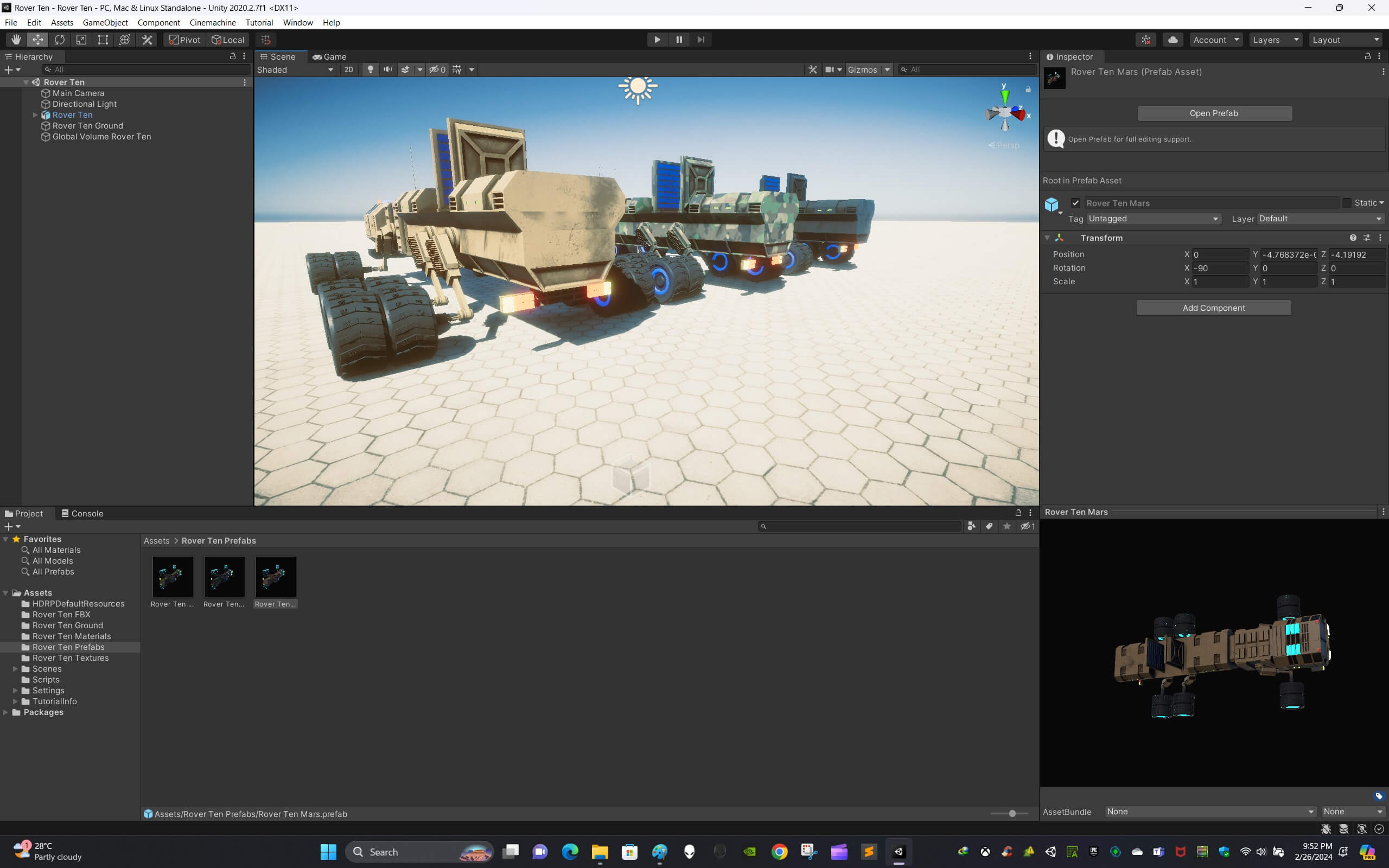 Rover Ten Modular - 3D Model by ApuArt