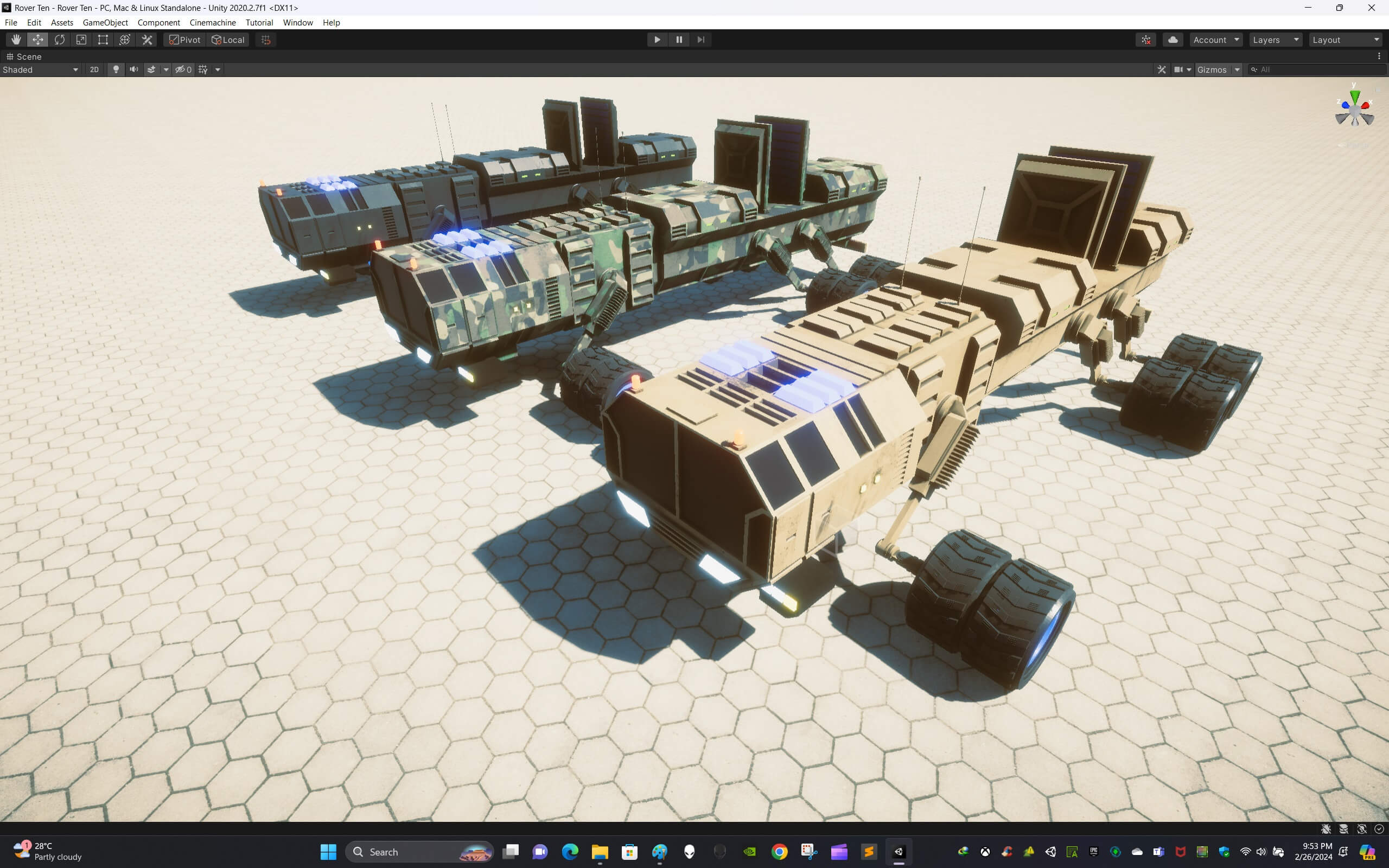 Rover Ten Modular - 3D Model by ApuArt