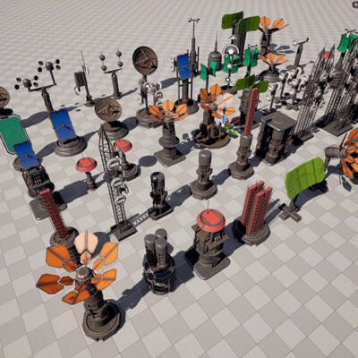 Sci-Fi Antenna Mega Collection Pack by ApuArt