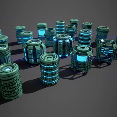 Sci-Fi Cylinder Version One