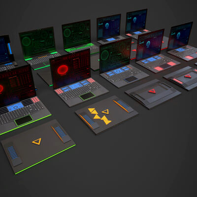 SciFi Laptop Collection
