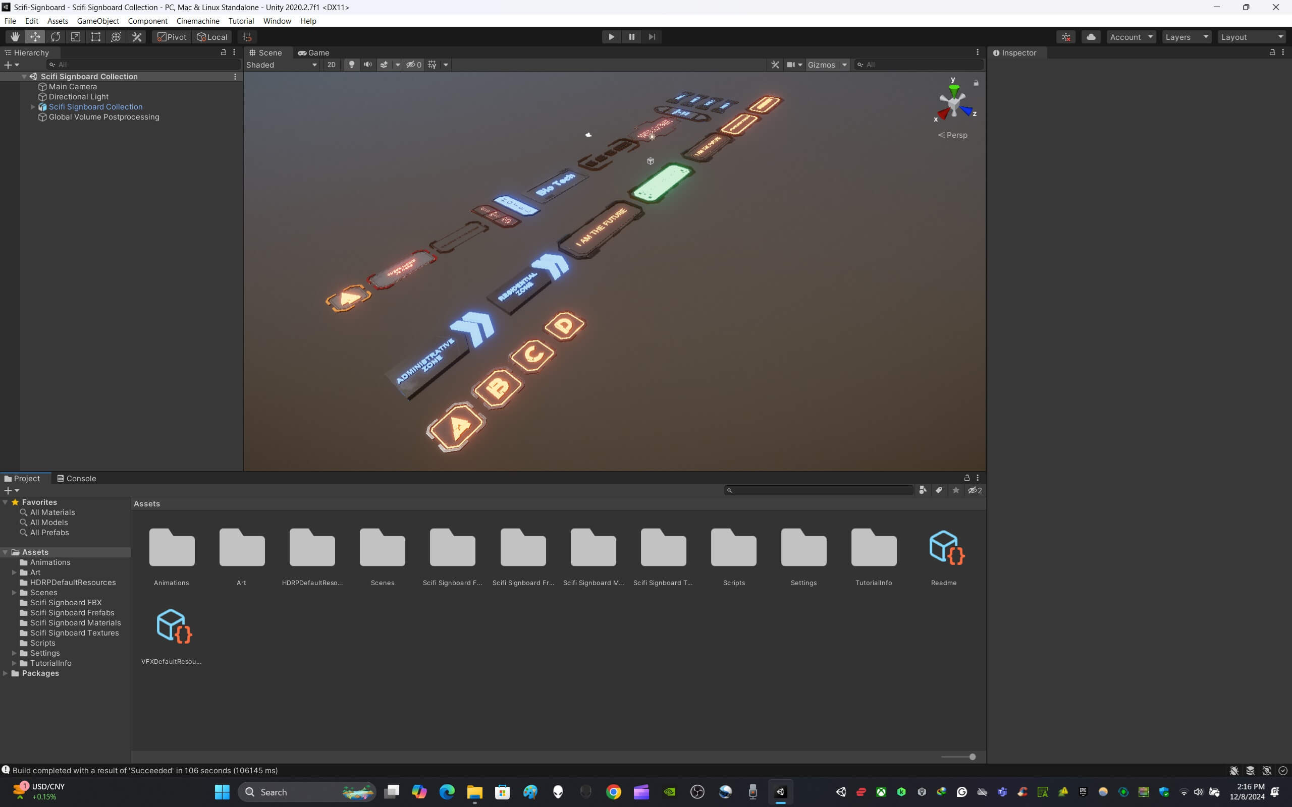 Sci-Fi Signboard Collection 3D Model by ApuArt