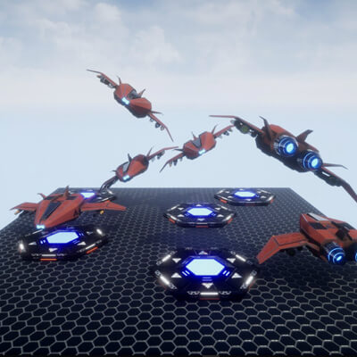 Spaceship Plane UE Project