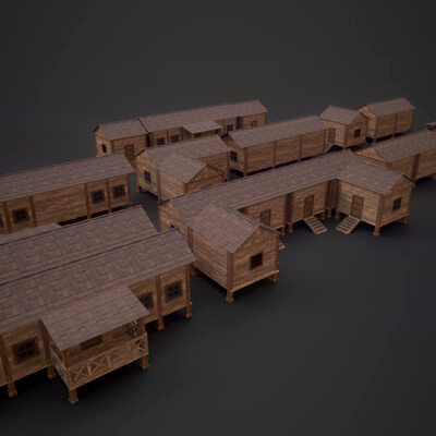 Village Modular Wood House