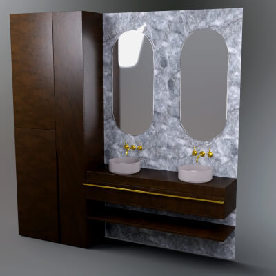 AQ3D Bathroom Model 2