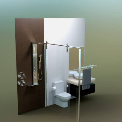 AQ3D Bathroom Model