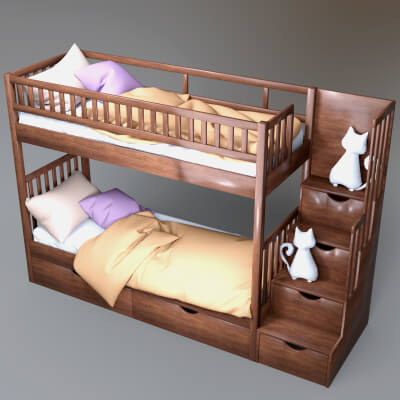 AQ3D Child Bed 5 by AQ3D