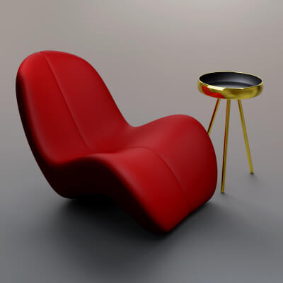 AQ3D Comfort Chair 55