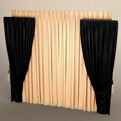 AQ3D Curtains Model 2 by AQ3D