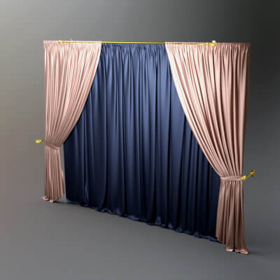 AQ3D Curtains Model 5
