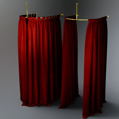 AQ3D Curtains Model