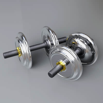 AQ3D Gym Dumbbells