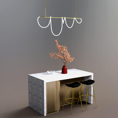 AQ3D Kitchen Island