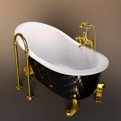 AQ3D Luxury Bath Tub 2