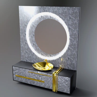 AQ3D Luxury Bathroom Set by AQ3D