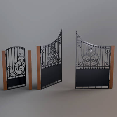 AQ3D Luxury Main Gate 2