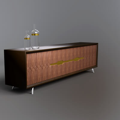 AQ3D Luxury TV Cabinet
