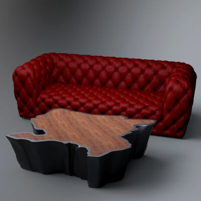 AQ3D Master Sofa 83