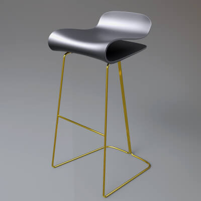 AQ3D Master Bar Stool