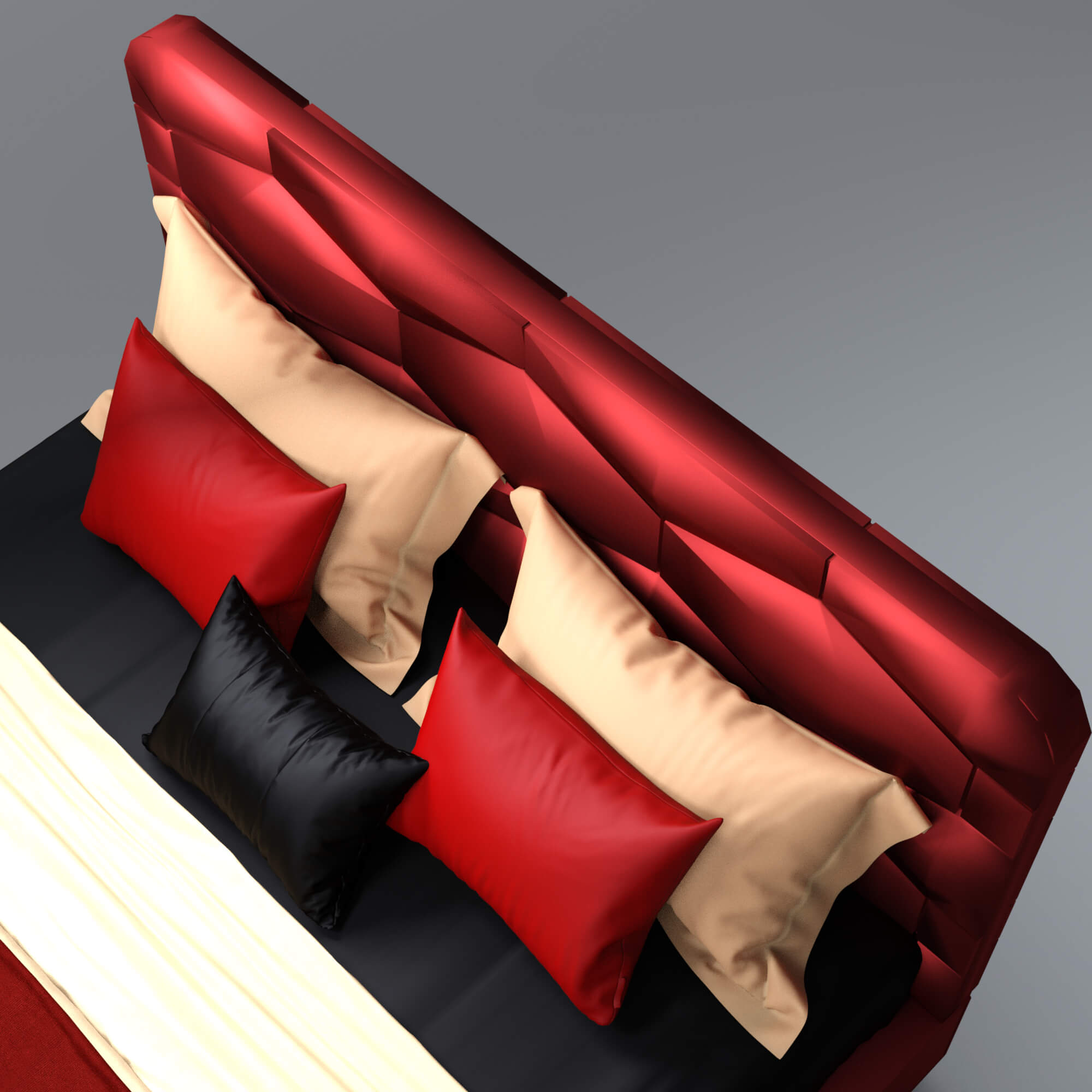AQ3D Master Bed 16 Daz Content by AQ3D