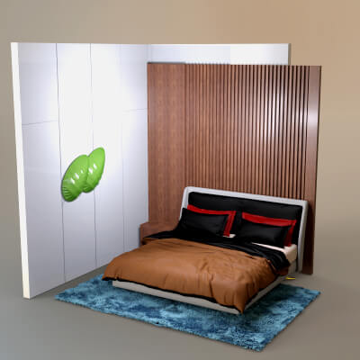 AQ3D Master Bed 65