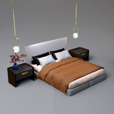 AQ3D Master Bed 87
