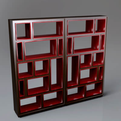 AQ3D Master Book Cabinet by AQ3D