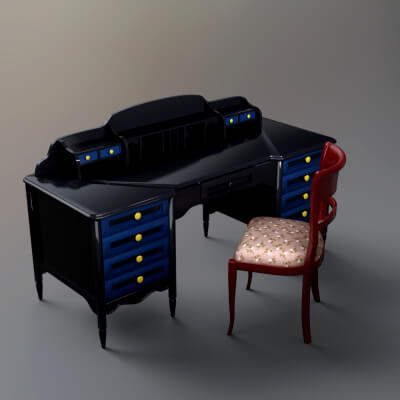 AQ3D Master Chair and Table 27