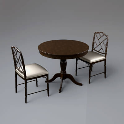 AQ3D Master Chair and Table 28