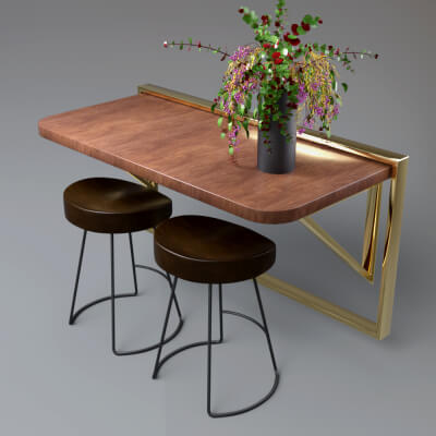 AQ3D Master Chair and Table 29