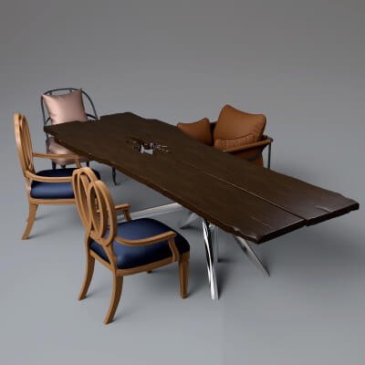 AQ3D Master Chair and Table 3