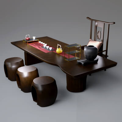 AQ3D Master Chair and Table